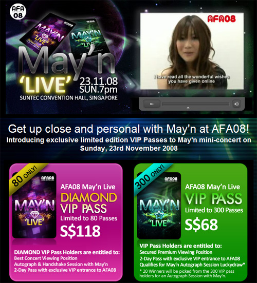 May’n VIP Concert Tickets