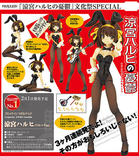 Kaiyodo’s Revoltech Haruhi Bunny