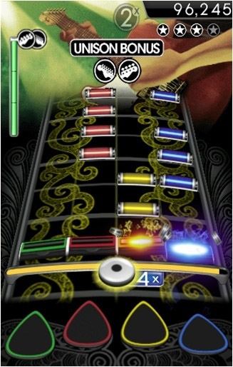 Tap Tap Revenge 3 or Rock Band on iPhone