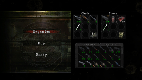 Resident Evil 5 - Inventory