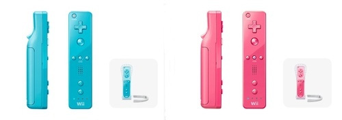 Wii Remote - Now in Blue & Pink