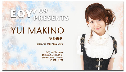EOY 09: Yui Makino Is Coming To Singapore!