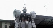 Stone Gundam Statue